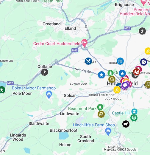 Huddersfield - Google My Maps