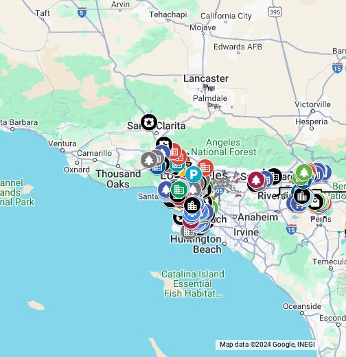 Gangs In Los Angeles Map Gangs of Los Angeles (2020)   Google My Maps
