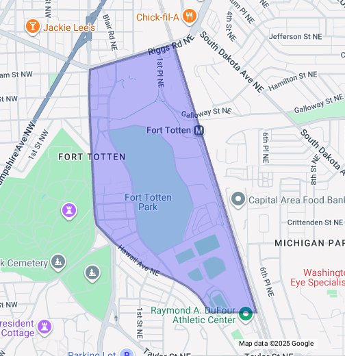 Fort Totten Google My Maps