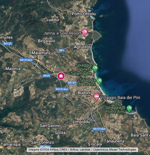 Budoni - Google My Maps