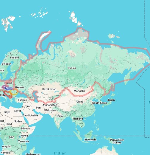 European World War II Borders, 1939 - Google My Maps