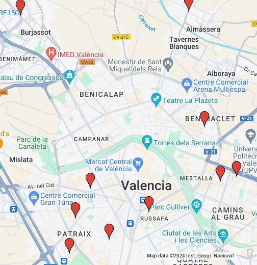 Hueco abrazo Golpeteo Talleres mecánicos en Valencia - Google My Maps
