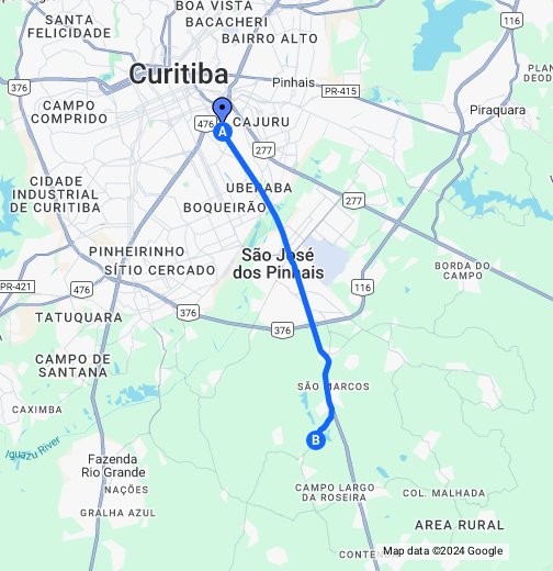 São José dos Pinhais - Google My Maps
