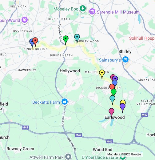 Kings Norton Google My Maps