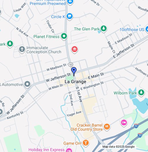 LaGrange, Kentucky Google My Maps