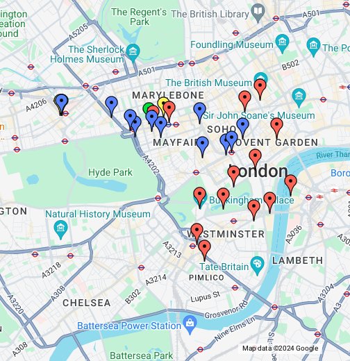 Karta över London