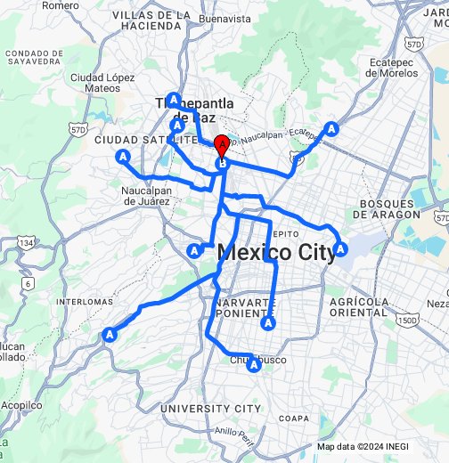 Arena Ciudad de México ¿Como llegar? - Google My Maps