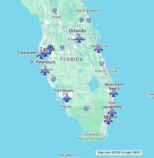 Florida Airports Google My Maps