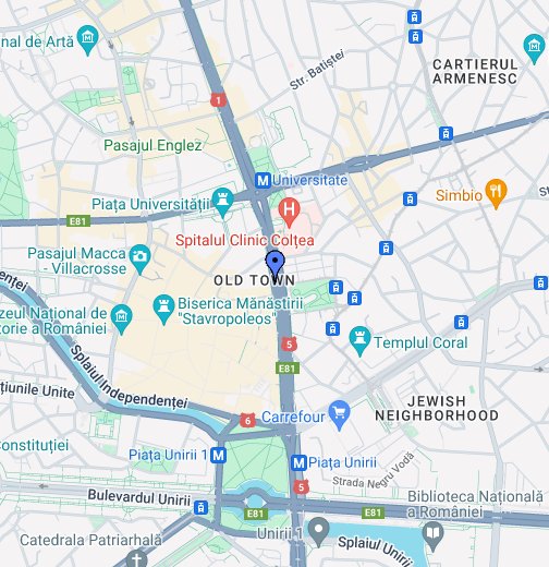 Harta Bucuresti - Google My Maps