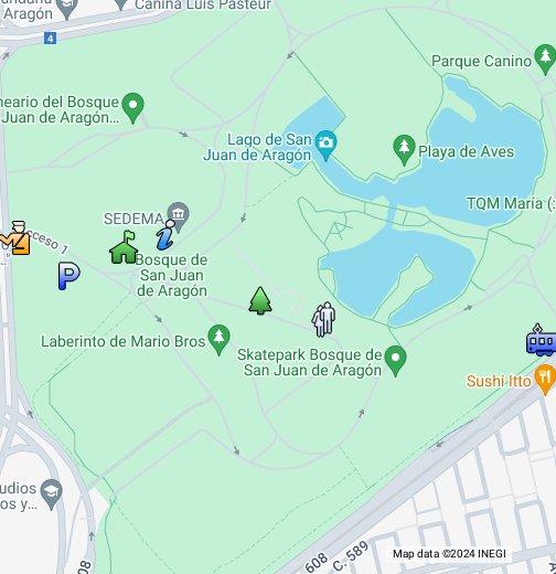 Top 58+ imagen metro bosques de aragon google maps